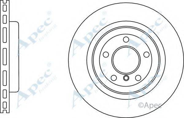 APEC BRAKING DSK3136 гальмівний диск
