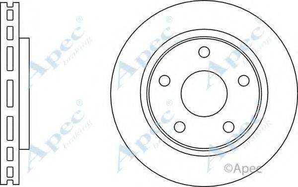 APEC BRAKING DSK3160 гальмівний диск