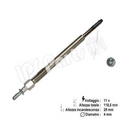 IPS PARTS IDG113 Ізолятор, свічка розжарювання