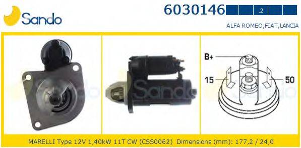 SANDO 60301462 Стартер