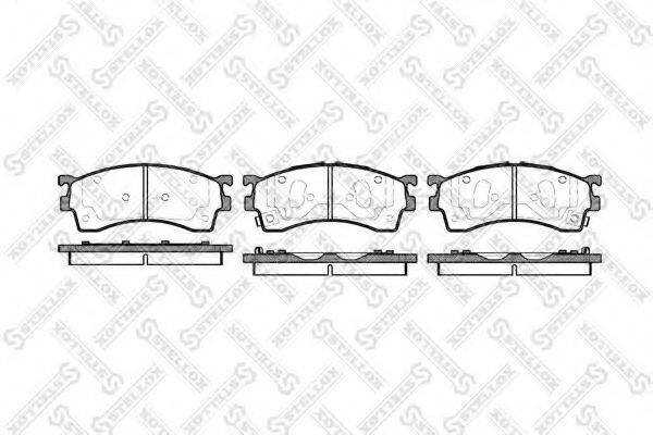 STELLOX 426012BSX Комплект гальмівних колодок, дискове гальмо