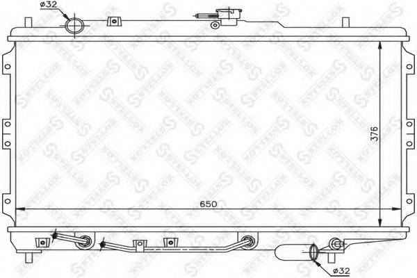 STELLOX 1026468SX Радіатор, охолодження двигуна