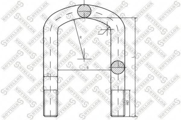STELLOX 8464232SX Драбина ресори