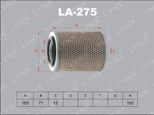 LYNXAUTO LA275 Повітряний фільтр