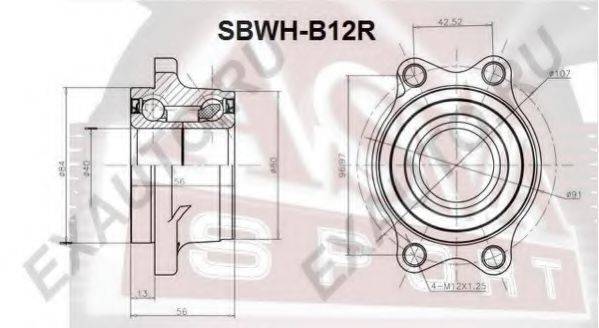 ASVA SBWHB12R Маточина колеса