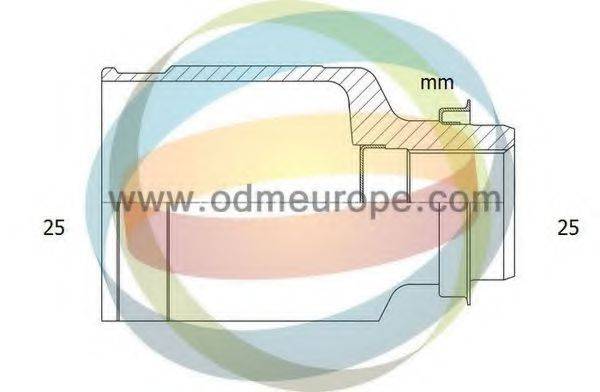 ODM-MULTIPARTS 14076905 Шарнірний комплект, приводний вал