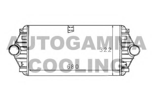 AUTOGAMMA 101491 Інтеркулер
