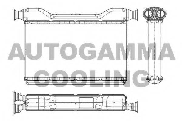 AUTOGAMMA 107014 Теплообмінник, опалення салону