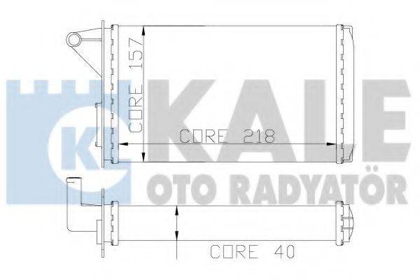 KALE OTO RADYATOR 117100 Теплообмінник, опалення салону
