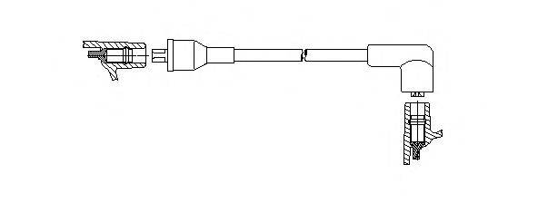 BREMI 6A3456 Провід запалювання