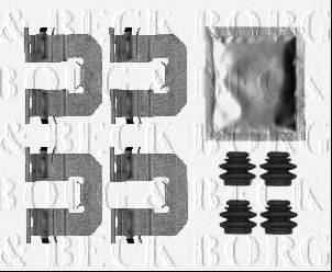 BORG & BECK BBK1488 Комплектуючі, колодки дискового гальма