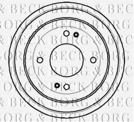 BORG & BECK BBR7052 Гальмівний барабан