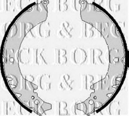BORG & BECK BBS6109 Комплект гальмівних колодок