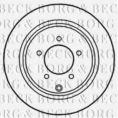 BORG & BECK BBD5255 гальмівний диск