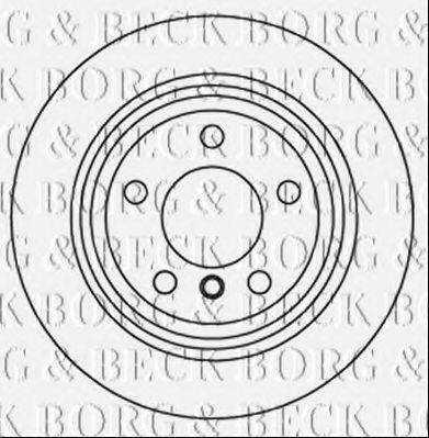 BORG & BECK BBD5259 гальмівний диск