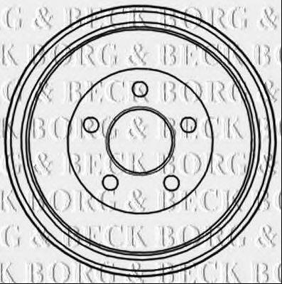 BORG & BECK BBR7236 Гальмівний барабан