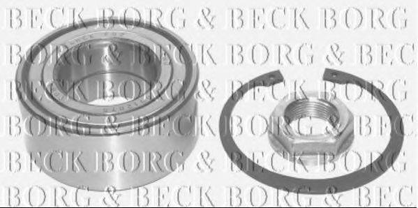 BORG & BECK BWK634 Комплект підшипника маточини колеса