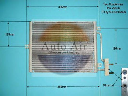 AUTO AIR GLOUCESTER 161260A Конденсатор, кондиціонер