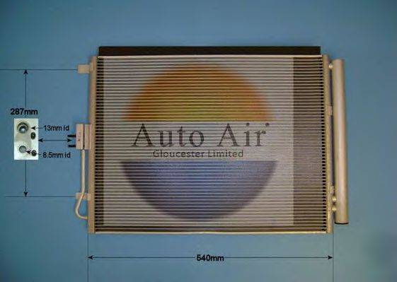 AUTO AIR GLOUCESTER 169975 Конденсатор, кондиціонер