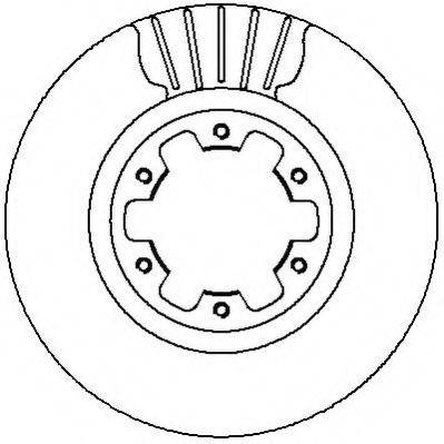 JURID 562279J гальмівний диск