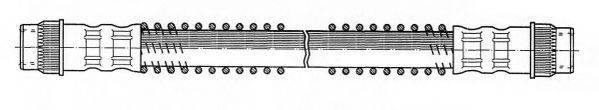 JURID 172425J Гальмівний шланг