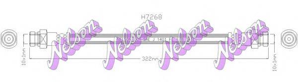 BROVEX-NELSON H7268 Гальмівний шланг