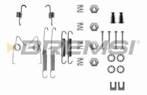 BREMSI SK0614 Комплектуючі, гальмівна колодка