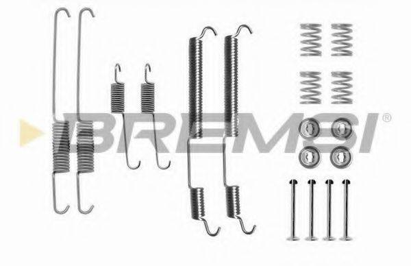 BREMSI SK0755 Комплектуючі, гальмівна колодка