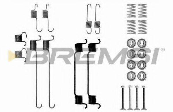 BREMSI SK0802 Комплектуючі, гальмівна колодка