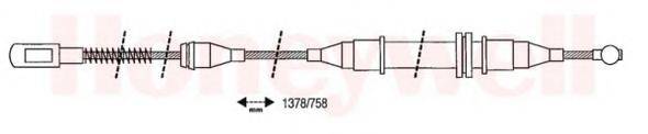 BENDIX 432122B Трос, стоянкова гальмівна система