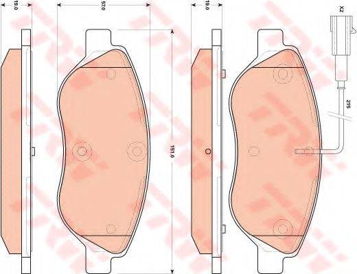 DR!VE+ DP1010100333 Комплект гальмівних колодок, дискове гальмо