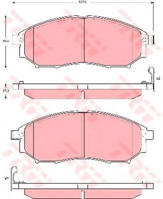 DR!VE+ DP1010100016 Комплект гальмівних колодок, дискове гальмо