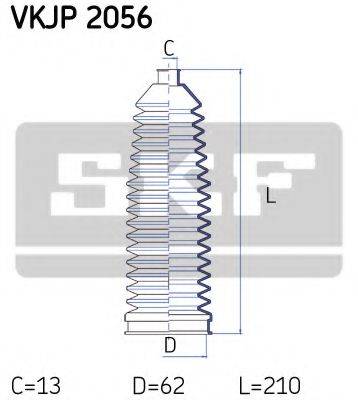 SKF VKJP2056 Комплект пильника, рульове керування