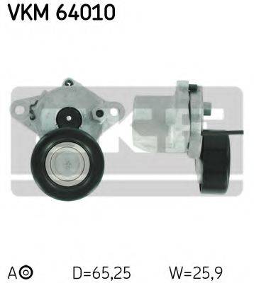SKF VKM64010 Натяжний ролик, полікліновий ремінь