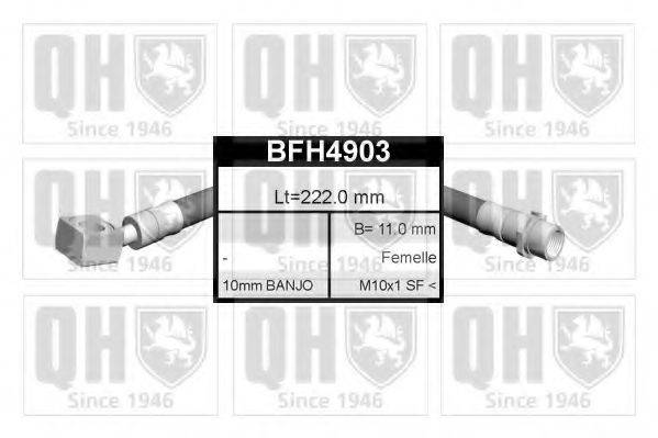 QUINTON HAZELL BFH4903 Гальмівний шланг