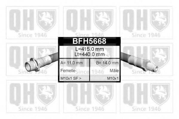 QUINTON HAZELL BFH5668 Гальмівний шланг
