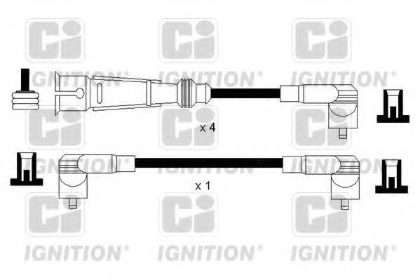 QUINTON HAZELL XC1151 Комплект дротів запалювання