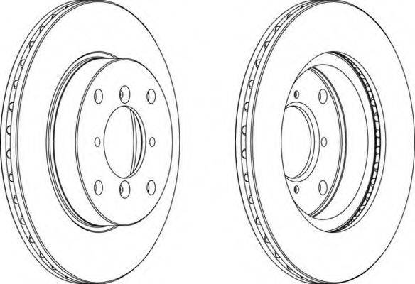 FERODO DDF4001 гальмівний диск