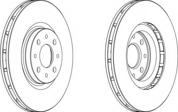 FERODO DDF1122 гальмівний диск