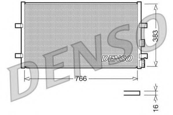 DENSO DCN10009 Конденсатор, кондиціонер