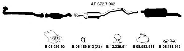 EBERSPACHER AP2186 Система випуску ОГ