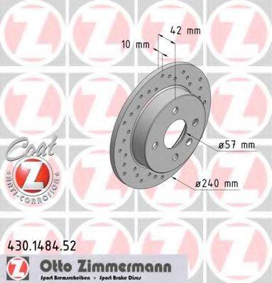 ZIMMERMANN 430148452 гальмівний диск