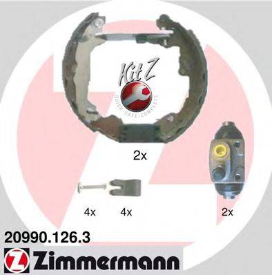 ZIMMERMANN 209901263 Комплект гальмівних колодок