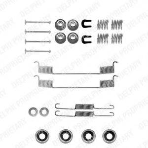 DELPHI LY1081 Комплектуючі, гальмівна колодка