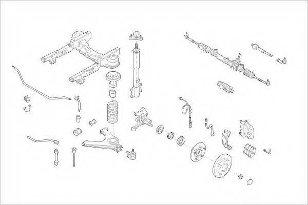 DELPHI FORD01122F Підвіска колеса