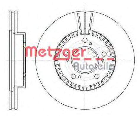 METZGER 658610 гальмівний диск