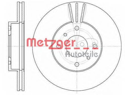 METZGER 661010 гальмівний диск