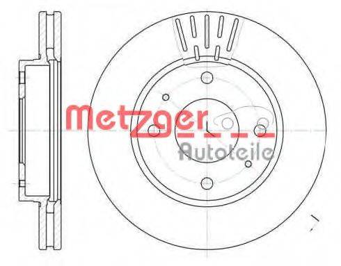 METZGER 663310 гальмівний диск