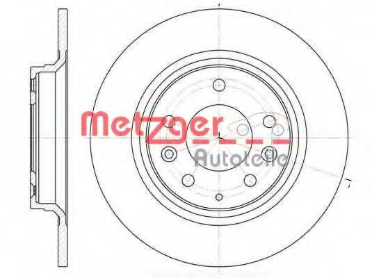 METZGER 688100 гальмівний диск