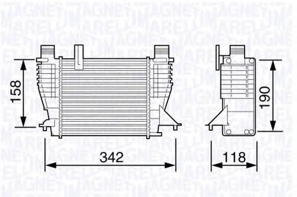 MAGNETI MARELLI 351319203560 Інтеркулер
